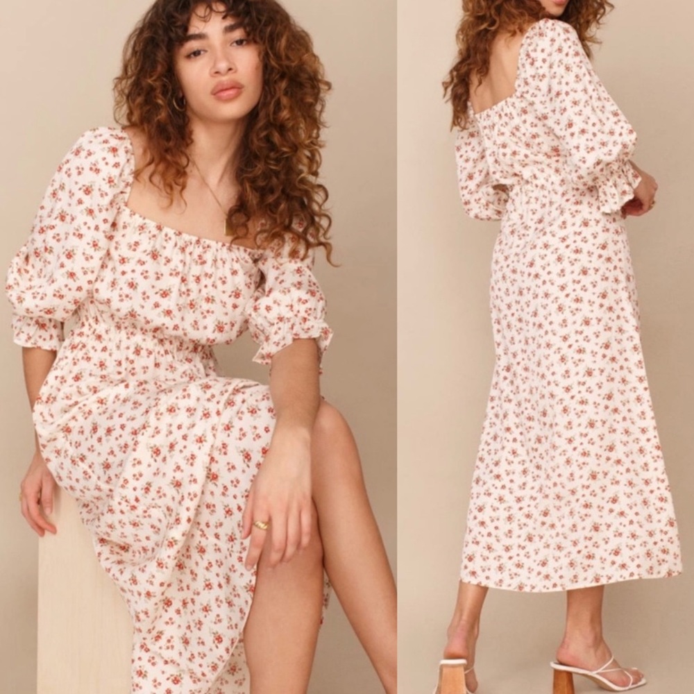 REFORMATION Karly Floral Maxi Dress NEW Medium
